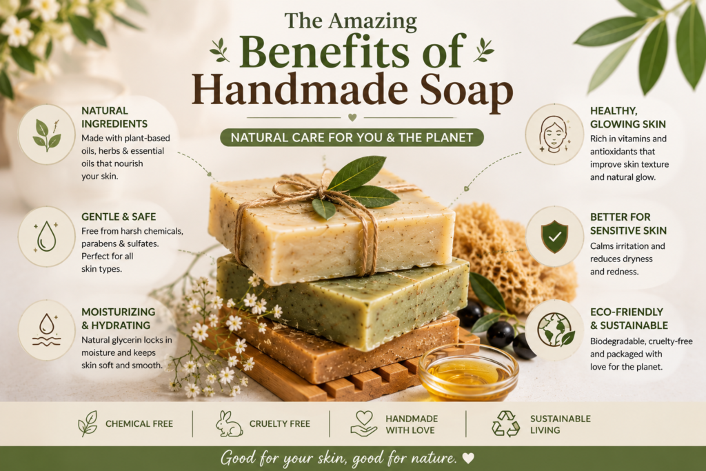 benefits of using handmade soap