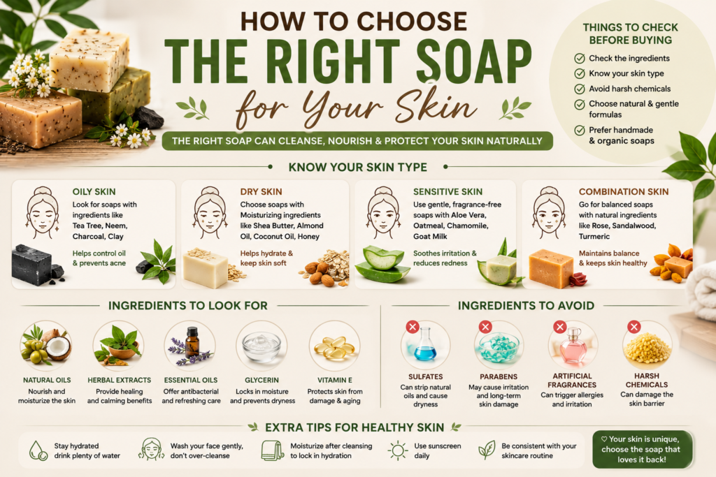 how to choose the right soap for your skin